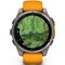 Умные часы Garmin Fenix 8 47mm Amoled Sapphire Titanium Orange 010-02904-11 - фото 42077