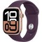 Умные часы Apple Watch Series 10 GPS 42mm Rose Gold Aluminum Plum Sport Band - фото 42670