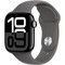 Умные часы Apple Watch Series 10 GPS 42mm Jet Black Aluminum Stone Gray Sport Band - фото 42676