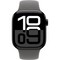 Умные часы Apple Watch Series 10 GPS 42mm Jet Black Aluminum Stone Gray Sport Band - фото 42677