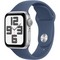 Умные часы Apple Watch SE 2024 GPS 40mm Silver Aluminium Denim Sport Band - фото 43544