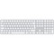 Беспроводная клавиатура Apple Magic Keyboard с Touch ID и цифровой панелью (USB-C), белый - фото 48787