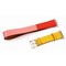 Ремешок кожаный COTECi W36 Fashoin Leather (WH5261-44-ACR) для Apple Watch 44мм/ 42мм (Long) Желтый-Красный - фото 7048
