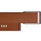 Кожаный люксовый ремешок Whoop LeatherLuxe Straight 5.0 Chestnut/Cream with Titanium - фото 51006