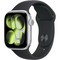 Умные часы Apple Watch Series 11, 42 mm, Silver Aluminium Black Sport Band - фото 51846