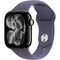 Умные часы Apple Watch Series 11, 42 mm, Jet Black Aluminium Purple Fog Sport Band - фото 51912