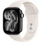 Умные часы Apple Watch Series 11, 42 mm, Jet Black Aluminium Starlight Sport Band - фото 51915