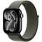 Умные часы Apple Watch Series 11, 42 mm, Jet Black Aluminium Forest Sport Loop - фото 51936