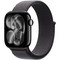 Умные часы Apple Watch Series 11, 42 mm, Jet Black Aluminium Dark Gray Sport Loop - фото 51939