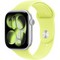 Умные часы Apple Watch Series 11, 46 mm, Silver Aluminium Neon Yellow Sport Band - фото 51978