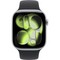 Умные часы Apple Watch Series 11, 46 mm, Silver Aluminium Black Sport Band - фото 51991