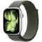 Умные часы Apple Watch Series 11, 46 mm, Silver Aluminium Forest Sport Loop - фото 52008