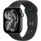 Умные часы Apple Watch Series 11, 46 mm, Jet Black Aluminium Black Sport Band - фото 52062