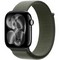 Умные часы Apple Watch Series 11, 46 mm, Jet Black Aluminium Forest Sport Loop - фото 52080