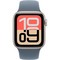 Умные часы Apple Watch SE 3, 40 mm, Starlight Aluminium Anchor Blue Sport Band - фото 52162