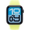 Умные часы Apple Watch SE 3, 44 mm, Midnight Aluminium Neon Yellow Sport Band - фото 52195