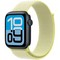 Умные часы Apple Watch SE 3, 44 mm, Midnight Aluminium Neon Yellow Sport Loop - фото 52215