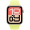 Умные часы Apple Watch SE 3, 44 mm, Starlight Aluminium Neon Yellow Sport Band - фото 52231