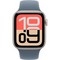 Умные часы Apple Watch SE 3, 44 mm, Starlight Aluminium Anchor Blue Sport Band - фото 52234