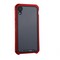 Чехол-накладка противоударный (AL&Glass) для Apple iPhone XR (6.1") G-Solace красный ободок - фото 7816