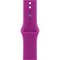 Умные часы Apple Watch Series 12 42mm GPS Black Aluminum Case with Magenta Sport Band SM/ML - фото 60653