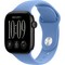 Умные часы Apple Watch Series 12 42mm GPS Black Aluminum Case with Wildflower Blue Sport Band SM/ML - фото 60686