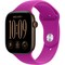 Умные часы Apple Watch Series 12 46mm GPS Dark Bronze Aluminum Case with Magenta Sport Band SM/ML - фото 60760
