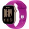 Умные часы Apple Watch Series 12 46mm GPS Light Gold Aluminum Case with Magenta Sport Band SM/ML - фото 60801