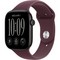 Умные часы Apple Watch Series 12 46mm GPS Black Aluminum Case with Burgundy Sport Band SM/ML - фото 60809