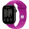 Умные часы Apple Watch Series 12 46mm GPS Black Aluminum Case with Magenta Sport Band SM/ML - фото 60817