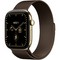 Умные часы Apple Watch Series 12 46mm GPS + Cellular Radiant Gold Titanium Case with Dark Bronze Milanese Loop SM/ML - фото 60850