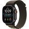 Умные часы Apple Watch Ultra 4 49mm GPS + Cellular Black Titanium Case with Dark Olive Alpine Loop S/M/L - фото 60874