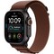Умные часы Apple Watch Ultra 4 49mm GPS + Cellular Black Titanium Case with Burgundy Alpine Loop S/M/L - фото 60877