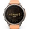 Умные часы Garmin Fenix 9 Pro 43mm Amoled Sapphire Titanium with Shell Pink/Autumn Orange Silicone Band (010-04335-06) - фото 61253