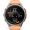 Умные часы Garmin Fenix 9 Pro 43mm Amoled Sapphire Titanium with Shell Pink/Autumn Orange Silicone Band (010-04335-06) - фото 61255