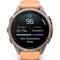 Умные часы Garmin Fenix 9 Pro 43mm Amoled Sapphire Titanium with Shell Pink/Autumn Orange Silicone Band (010-04335-06) - фото 61256