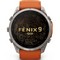 Умные часы Garmin Fenix 9 Pro 51mm Amoled Sapphire Titanium with Autumn Orange/Spark Orange Silicone Band (010-04337-06) - фото 61288