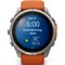 Умные часы Garmin Fenix 9 Pro 51mm Amoled Sapphire Titanium with Autumn Orange/Spark Orange Silicone Band (010-04337-06) - фото 61292
