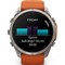 Умные часы Garmin Fenix 9 Pro 51mm Amoled Sapphire Titanium with Autumn Orange/Spark Orange Silicone Band (010-04337-06) - фото 61293