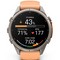 Умные часы Garmin Fenix 9 Pro inReach 43mm Amoled Sapphire Titanium with Shell Pink/Autumn Orange Silicone Band (010-04335-01) - фото 61332