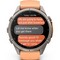 Умные часы Garmin Fenix 9 Pro inReach 43mm Amoled Sapphire Titanium with Shell Pink/Autumn Orange Silicone Band (010-04335-01) - фото 61335