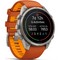 Умные часы Garmin Fenix 9 Pro inReach 47mm Amoled Sapphire Titanium with Autumn Orange/Spark Orange Silicone Band (010-04336-01 - фото 61345
