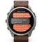 Умные часы Garmin Fenix 9 Pro inReach 51mm Amoled Sapphire Titanium with Walnut Leather Band (010-04337-41) - фото 61396