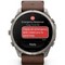 Умные часы Garmin Fenix 9 Pro inReach 51mm Amoled Sapphire Titanium with Walnut Leather Band (010-04337-41) - фото 61397