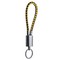 USB дата-кабель-брелок COTECi M35 FASHION series TYPE-C Keychain Cable CS2147-BY (0.25m) black/ yellow - фото 5089
