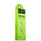 USB дата-кабель Hoco X6 Khaki Lightning (1.0 м) Зеленый - фото 5179