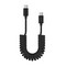 USB дата-кабель Deppa D-72327 витой Type-C to Type-C (3А) 1.5м Черный - фото 11496