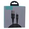 USB дата-кабель Hoco U46 Tricyclic silicone charging data cable MicroUSB (1.0 м) Black - фото 5393