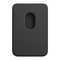 Кожаный чехол-бумажник Apple MagSafe для iPhone, Черный - фото 18885