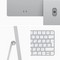 Моноблок Apple iMac 24" Retina 4,5K 2021 (Apple M1, 8-Core CPU, 7-Core GPU, 8 Гб, 256 Гб SSD) MGTF3RU, серебристый - фото 18973